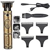 GSKY Professional Hair Clippers for Men Electric Haircut Kit Hair Trimmer for Men with Low Noise Adjustable Cordless & Rechargeable Electric Shaver Haircut Clipper with Guide Combs…