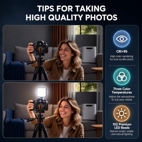 Image of RGB LED Soft Video Lighting Kit for Laptop /Phone Zoom Meeting Light | Photography LED Video Fill Light for Content Creator,Youtuber Vlog Compatible with Mobile Phones & Laptop's (AY -83 (RGB))