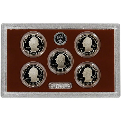 2011 S Us Mint Quarters Proof Set Ogp #TOP1
