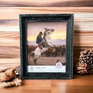 Rustic Barnwood Picture Frames 5x7 - Set of 2 - Natural Reclaimed Wood Real Glass - Handcrafted Vintage Distressed, 1 3/4" Frame Width Rustic Barnwood Picture Frames 5×7 Set of 2 Natural Reclaimed Wood Real Glass Handcrafted Vintage Distressed 1 34 Frame Width