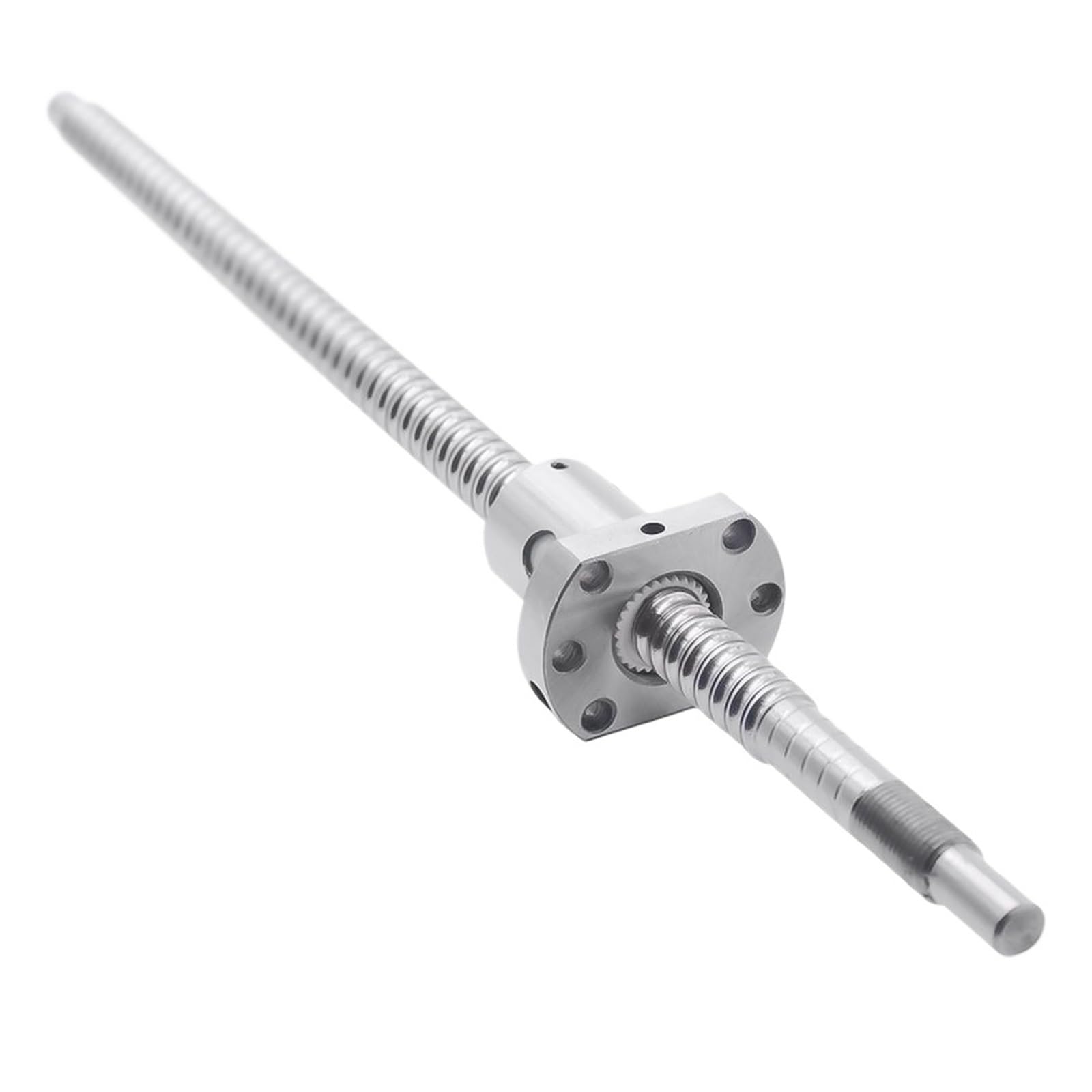 Metal Ball Screw nut end Processing Machined 1204 Ball Screw SFU1204 200mm-550mm C7 Roller Ball Screw with Flange Single Ball Nut for CNC Parts(300mm)