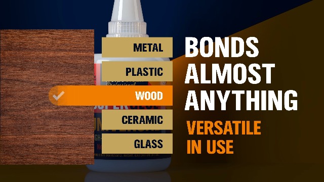 Image of WoldoClean Super Glue All-Purpose Liquid 25g - Fast Drying Clear CA Adhesive for Metal, Plastic, Wood, Ceramic, Glass & DIY Repairs