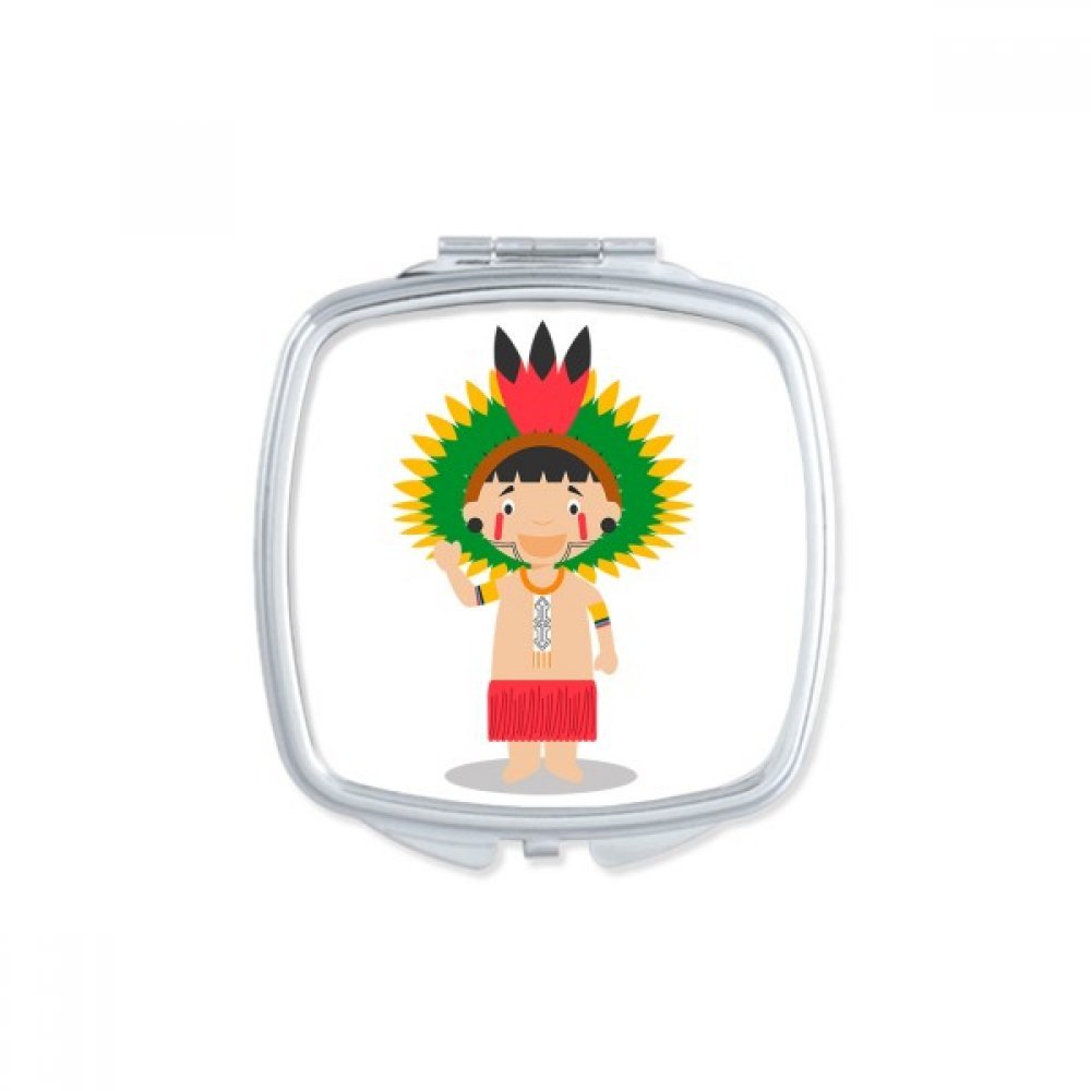 Miroir de maquillage compact pour des retouches rapides en voyage