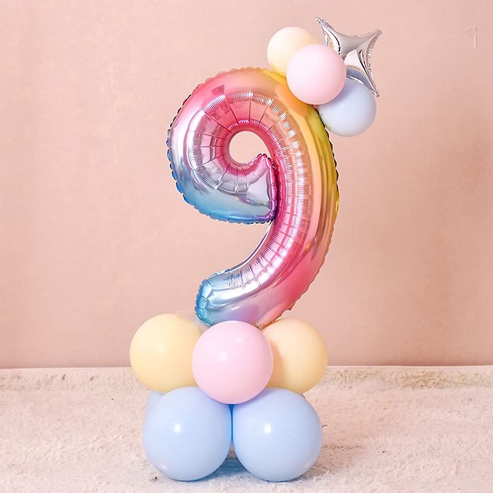 Palloncino Numero 8 Gigante 102 Cm In Mylar, Colorato, Per Compleanni E Feste, Riutilizzabile