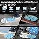 48 Stück Schleifpapier 150 mm Klett 40er Körnung Schleifpapier 49 Löcher Keramik Schleifscheiben Blau Staubentfernung Schleifpapier für Holz Metall Auto