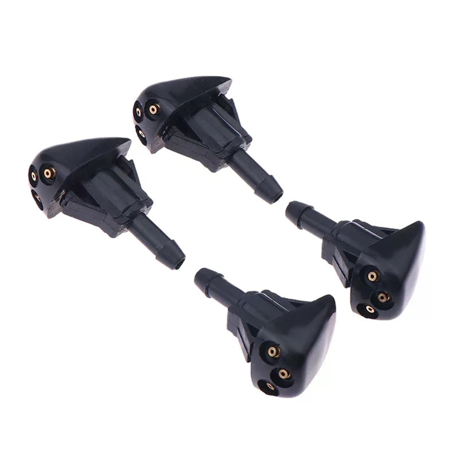 Pacgydk One Color Car Windshield Nozzles 2Pcs 3Holes Car Windshield Wiper Washer Spray Nozzle Universal Nozzles Water Jet Auto Accessor