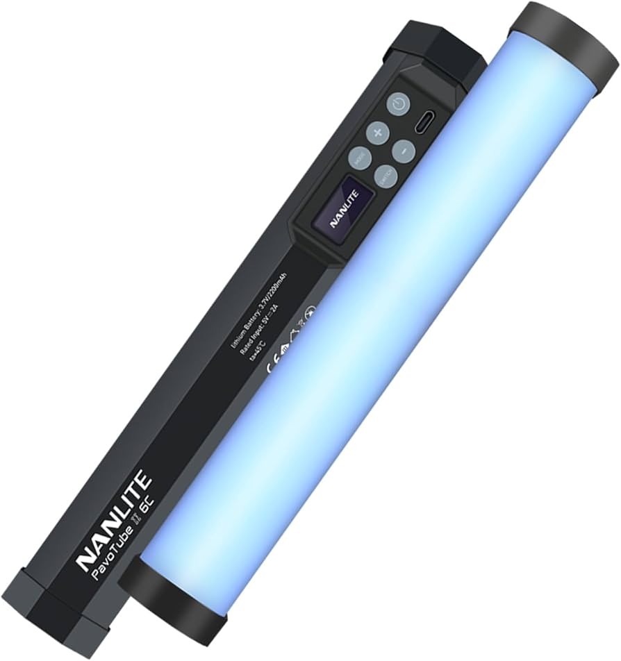 Amazon.com : NANLITE PavoTube II 6C LED RGB Tube, 2700K-7500K