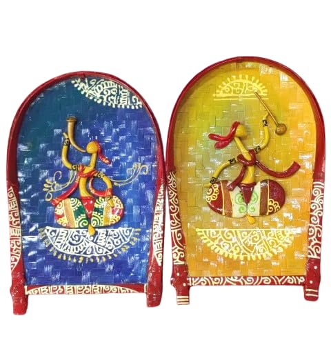 Hastshilp Handcrafted Multicolor Bamboo Slip Morram Kulo Wall Decor Set-image-49