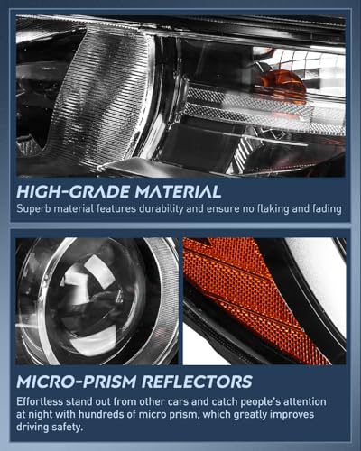 Image of Nilight Headlight Assembly Compatible with 2017 2018 Hyundai Elantra