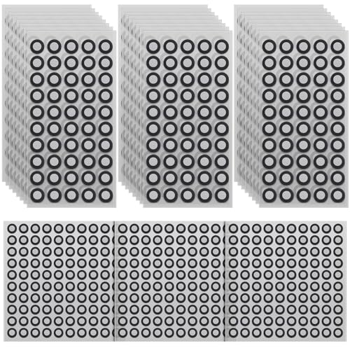 Image of Marspark 27 Sheet 1500 Point 6mm & 3mm 3D Scanning Markers Dots for 3D Scanner High Accuracy Reflective Reference Adhesive Tracking & Positioning Dots Sticker Diffuse Marker for Optical Scanning