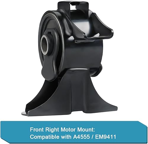 Miniatura 5 de JDMON Kit de transmisión de montaje de motor de 5 piezas de repuesto para Honda Odyssey EX LX 3.5L V6 VTEC 2005 2006 compatible con A4553 A4555