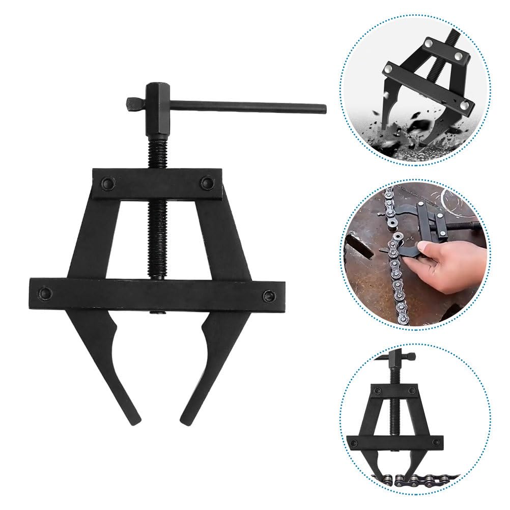 ULTECHNOVO Tensor De Cadena Para Motocicleta Herramienta Multifuncional De Acero 6.10X4.17X0.51 Pulgadas Para Ajuste Corte Y Mantenimiento De Cadenas Moto Y Equipos Industriales