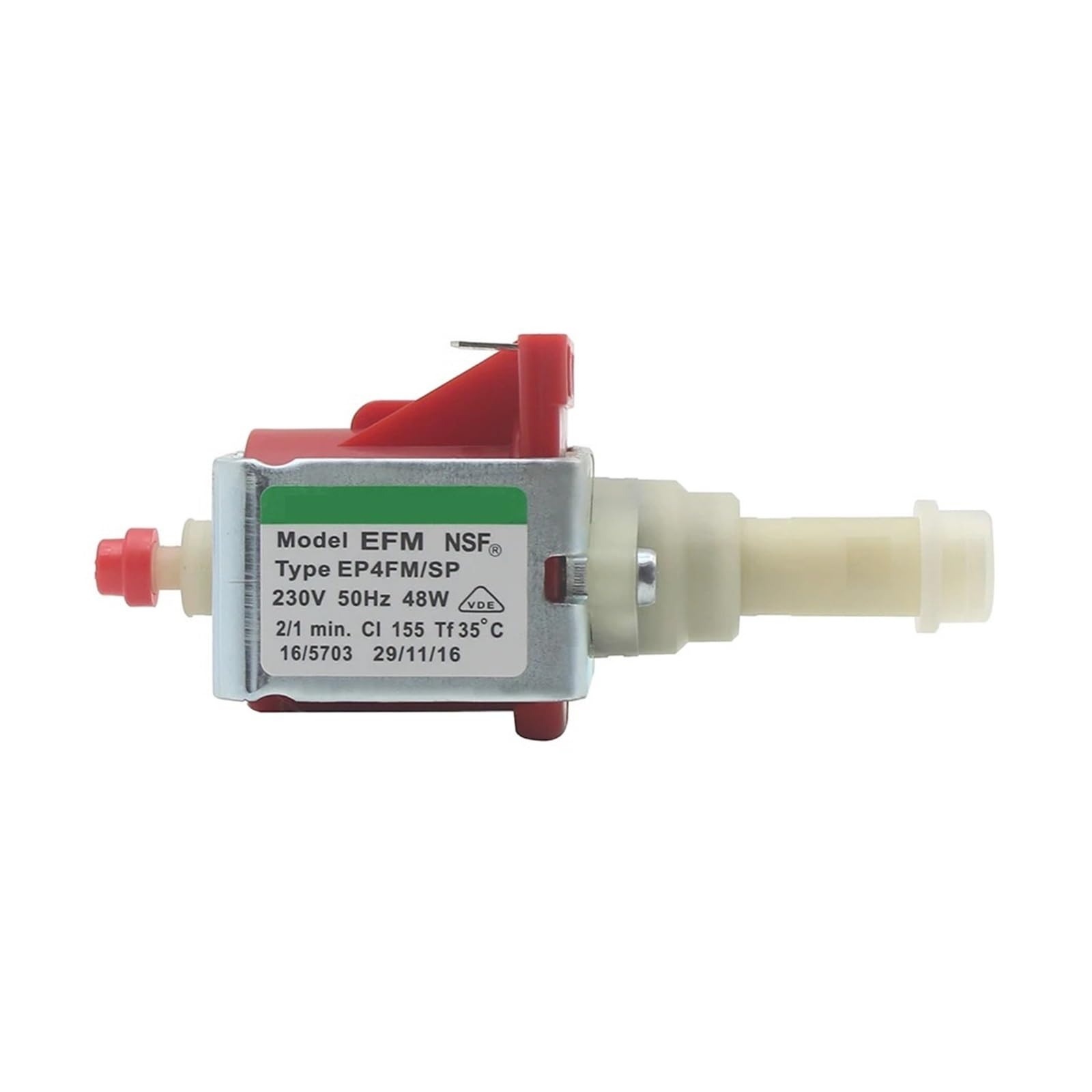 48W Electromagnetic Pump，Compatible for ULKA， AC230V Coffee Machine Water Solenoid Pump Washing Machine