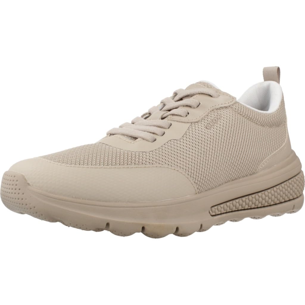Geox Women's D ACTIVART A Sneaker, Beige, 6 UK