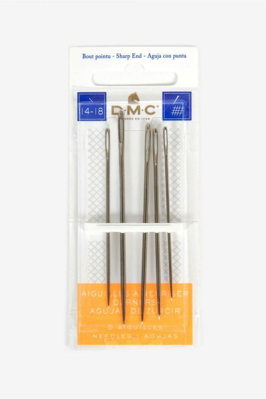 Amazon.com: DMC 1769-18 Darners Hand Needles, 6-Pack, Size 18