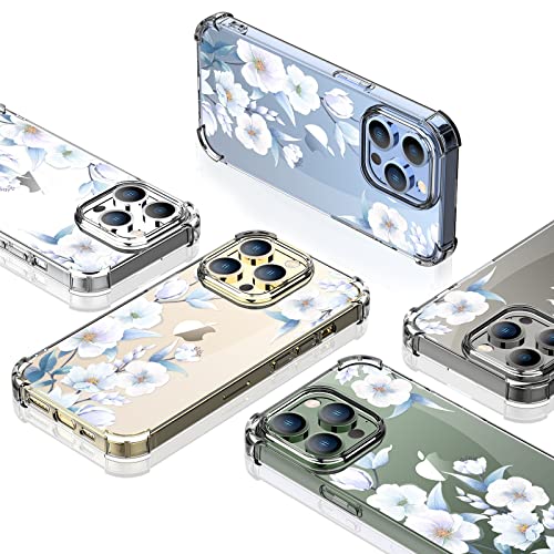 Coque iPhone 13 Pro Max florale antichoc avec protection écran intégrée - 7