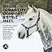 Kensington Premium Breakaway Halter with Padded Nose — Added Breakaway Safety Measures — Snap at Throat for Identical Fit Each Time Size: Large - Color: Black w/Merlot