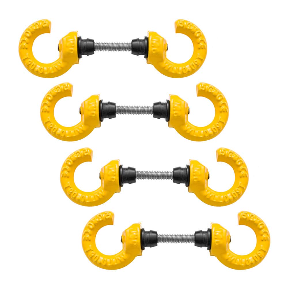 ROBUSTO Schutzpfosten-Set ECO, g/s, Ø 4,2 cm, 140 cm, mit Haken und Doppelkette, Art.-Nr. 608092 | Absperrpfosten | Absperrpoller | Stahlrohrpoller