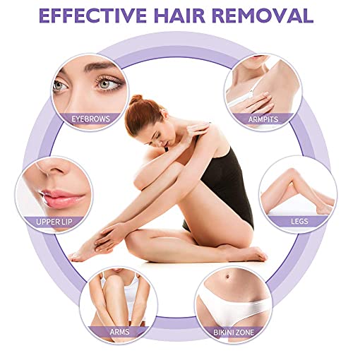 Bestidy Waxing Kit for Women Men Hair Removal with 5 packs Hard Wax Beans Moisturizing Aloe Formulas Hard Wax Beads, At Home Wax Kit for Legs, Face, Underarm, Bikini, Brazilian (Black)