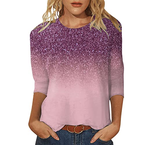 Blouses for Women UK Elegant T Shirts for Women Summer Crew Neck Tee Shirt Young Womens Floral Print T-Shirts Fashion Short Sleeved Tunic Tops Casual Loose Blouses Women's Holiday Pullover