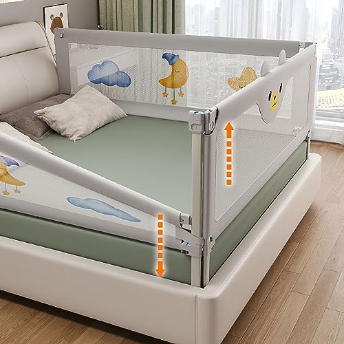 Evita caídas infantiles con la barandilla de cama para niños pequeños King 5