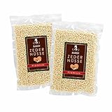 BARIN Doppelpack sibirische Zedernüsse Premium 2 x 500 g, Nuss, gesunder Snack, Zedernkerne, Superfood, Pinienkerne