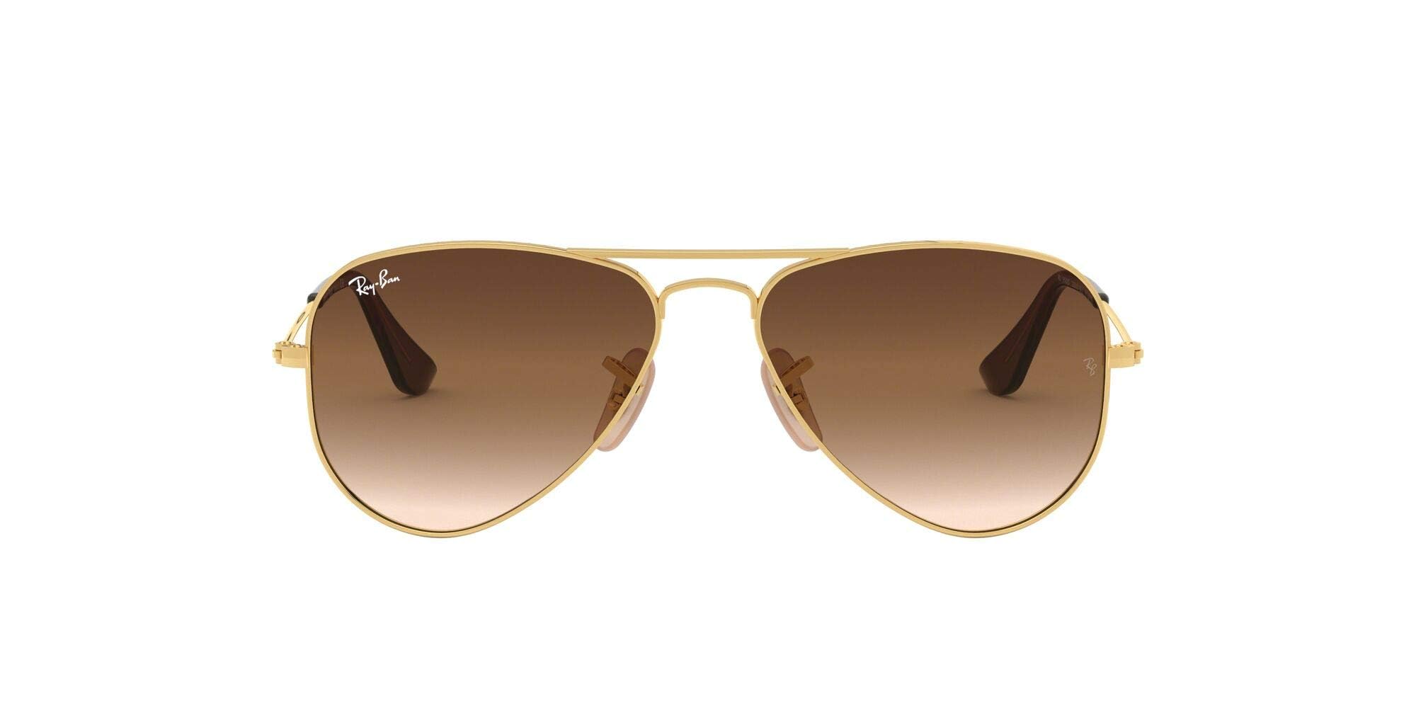 Ray-Ban Unisex Kids Yellow Sunglasses, 52 Mm, Kids Aviator Sunglasses In Gold