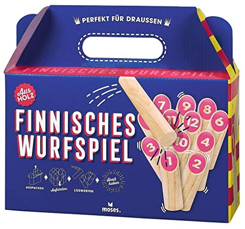 Moses 92110 Finnisches Wurfspiel | Outdoor Spiel aus Naturholz |...