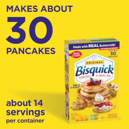 Image of Betty Crocker Bisquick Original Pancake & Baking Mix, 20 oz