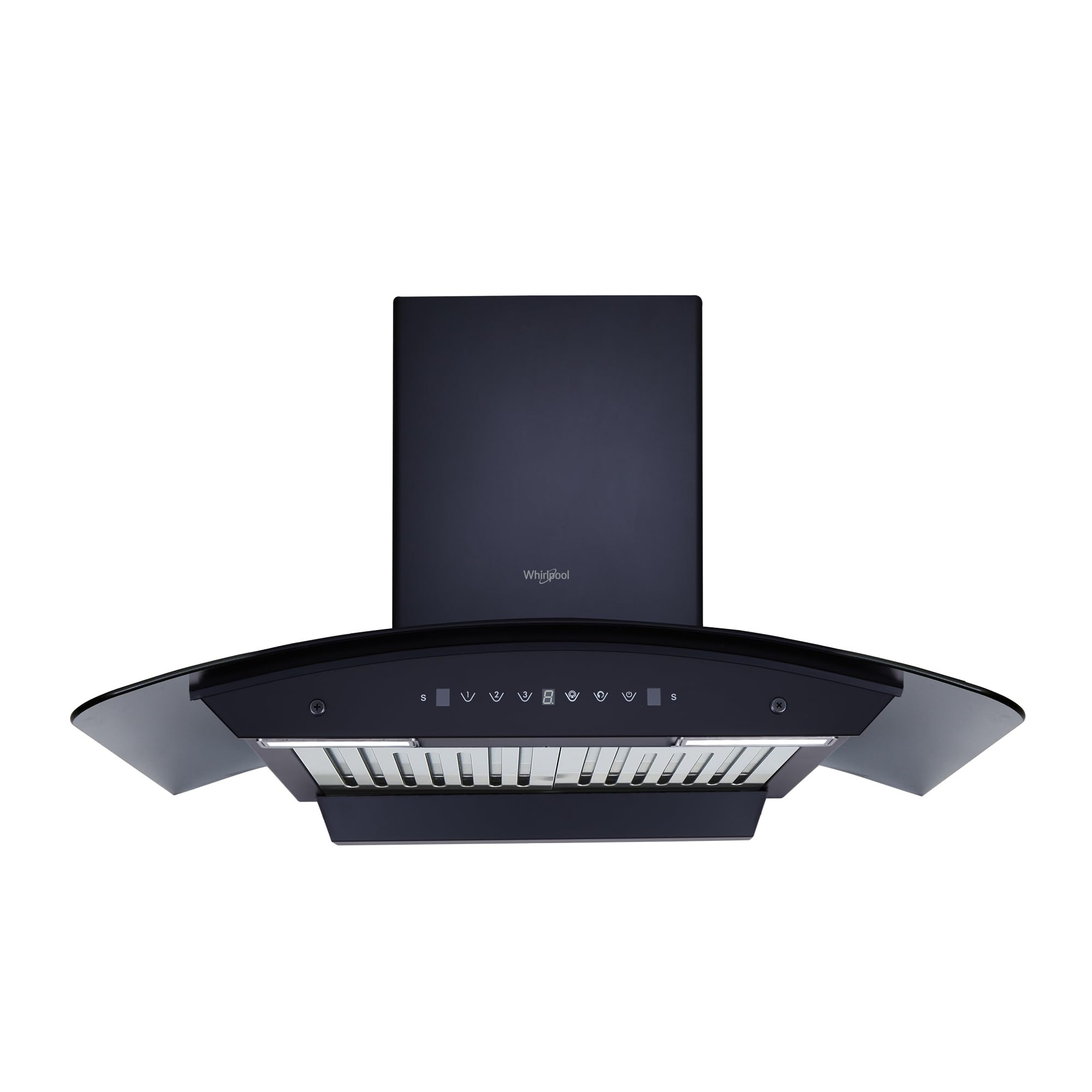 Whirlpool 90cm 1500 m3/hr Autoclean Baffle Filter Kitchen Chimney | Free Installation | 11 Years Warranty on Motor and 5 Years Comprehensive | CGBF PRO 903 HAC BK HOOD | Touch + Gesture Control| Black