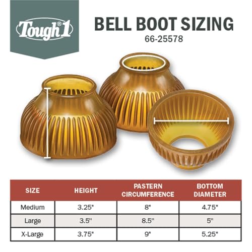 Bottes de cloche Tough-1 Gum en caoutchouc durable et résistant