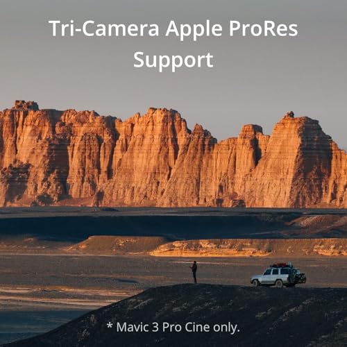 DJI Mavic 3 Pro Cine met de DJI RC Pro (zeer helder scherm), Flagship Triple-Camera Drone, Tri-Camera Apple ProRes Support met 1 TB opslag, Drie Intelligent Flight-accu's en meer - Afbeelding 5