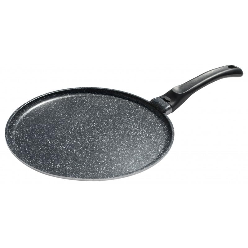 Venteo - KitchenPro - Pôele à Crêpes Poignée Soft-Touch - Revêtement antiadhésif