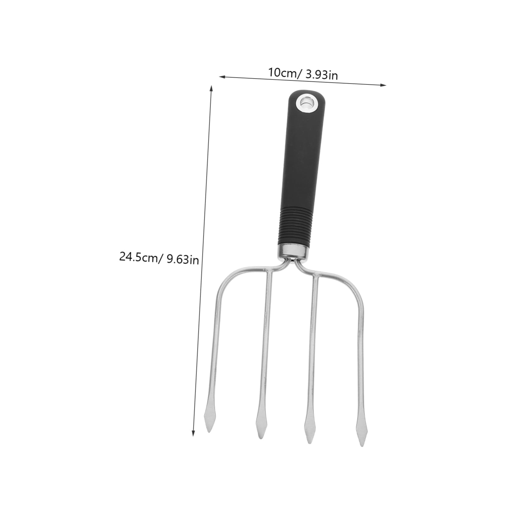 OKUMEYR Stainless Steel Turkey Fork Prong Barbecue Tool for Easy Lifting Carving for Cooking Turkey Chicken Heavy Duty Meat Lifter for Barbeque Enthusiasts