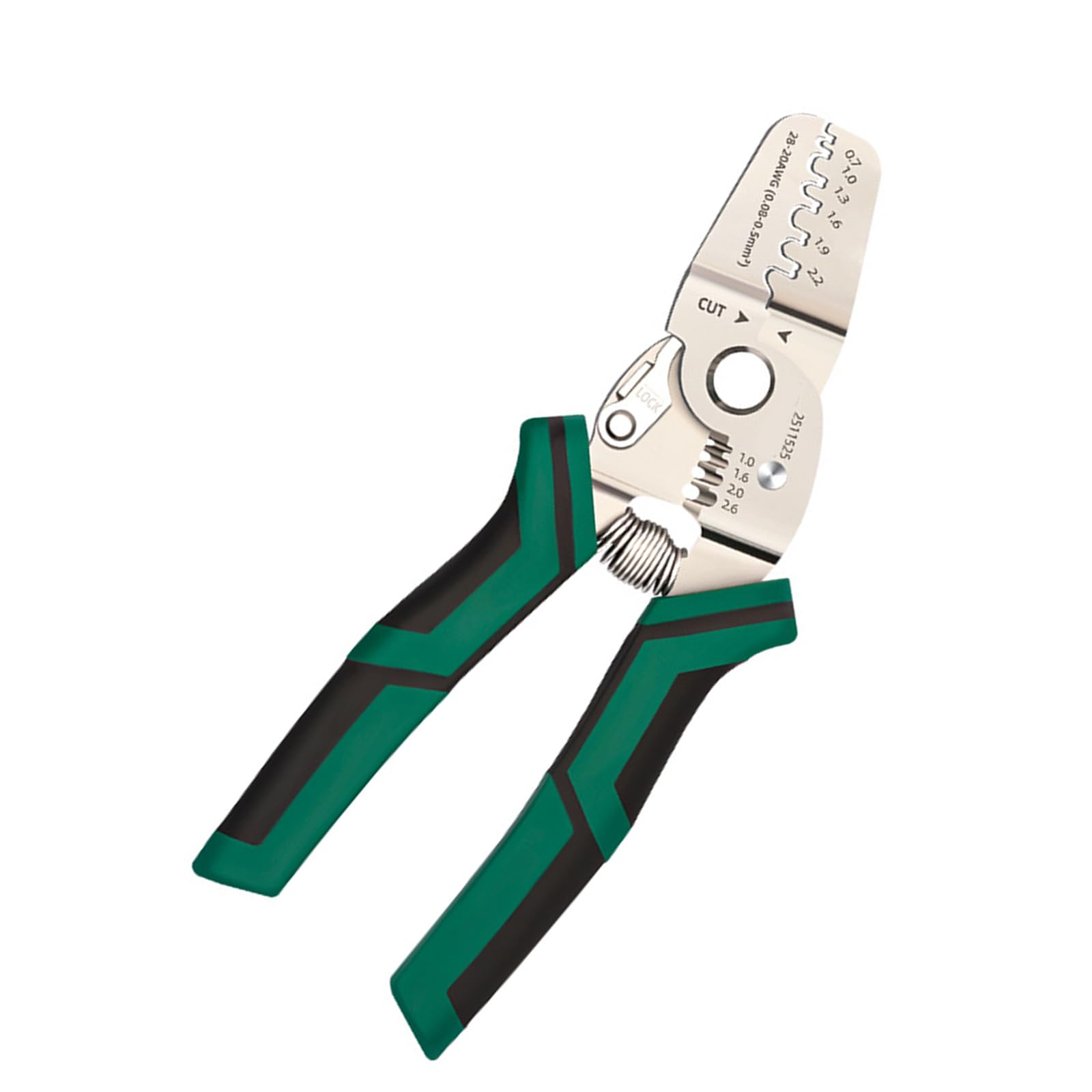 Duty Cable Stripping Pliers with Antislip Grip Wire Crimping Tool Cutter for Automotive Electronics Installation Electrical Crimper