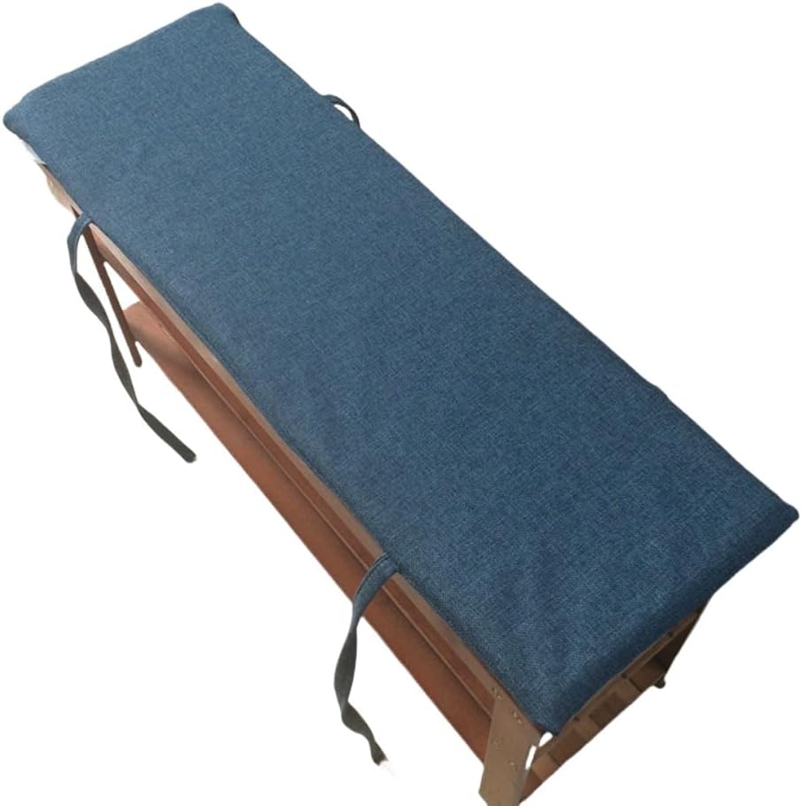 Xiraivke屋内ベンチスイングクッション,長いチェアパッドネクタイ付き厚い快適ダイニングチェア座布団付き取り外し可能カバー (ネ