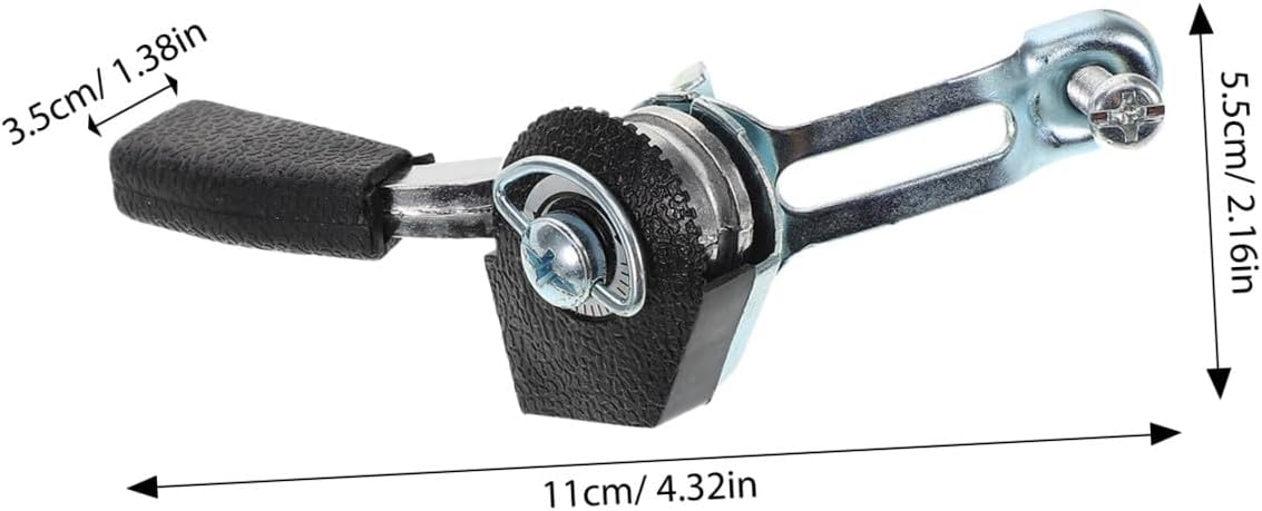 Bicycle Speed Shifter Thumb Lever Set Aluminum Friction Gear Shifter for Mountain and Road Bikes Cycling Component Replacement