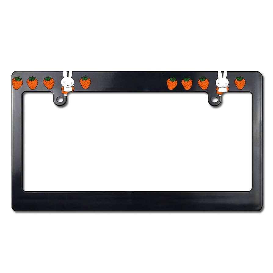 Amazon.co.jp: ミッフィー ナンバーフレーム 車用 ナンバー