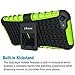 ykooe iPod Touch 7 Case, Touch 6 Case, Touch 5 Case, Heavy Duty Protective Cover Dual Layer Hybrid Shockproof Protective Case with Stand for Apple iPod Touch 5 6 7