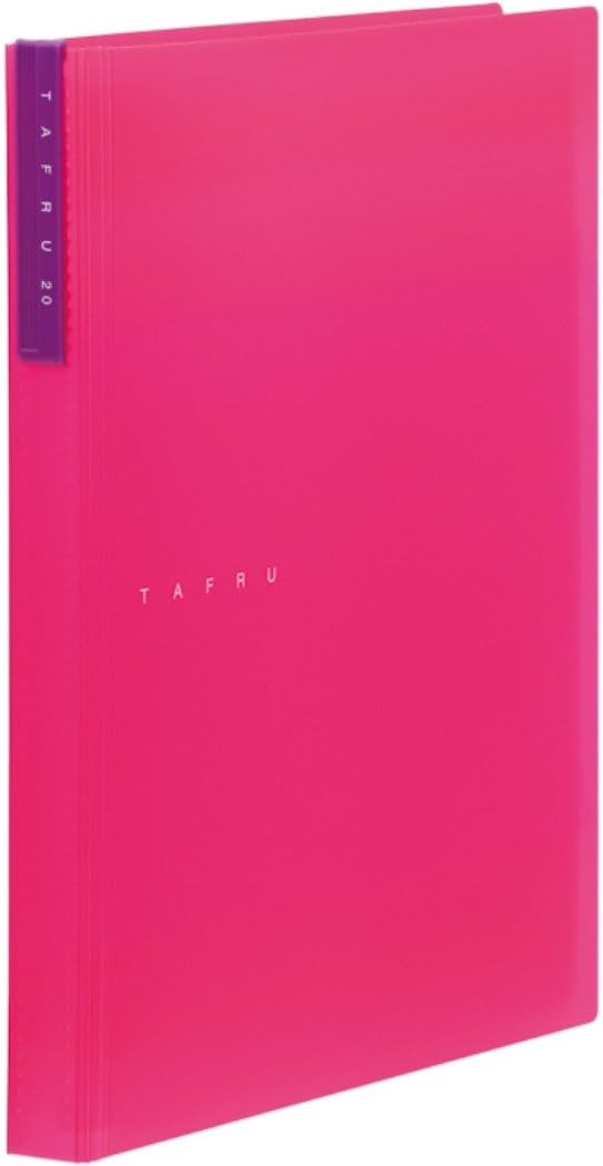 King Jim 8152T Clear File, Tafle, A4, 20 Pockets, Pink