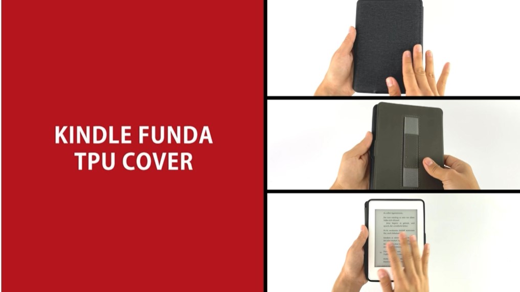 Funda MyGadget Con Tapa Magnética Para Kobo Clara Colour 2024 Y Clara 2E 2022 – Agarre Elástico, Apertura Automática Y Cierre Magnético, En Negro