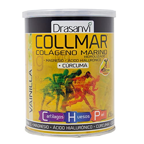 Drasanvi Collmar Colageno Magnesio + Acido Hialuronico + Curcuma 300 Gr Vainilla