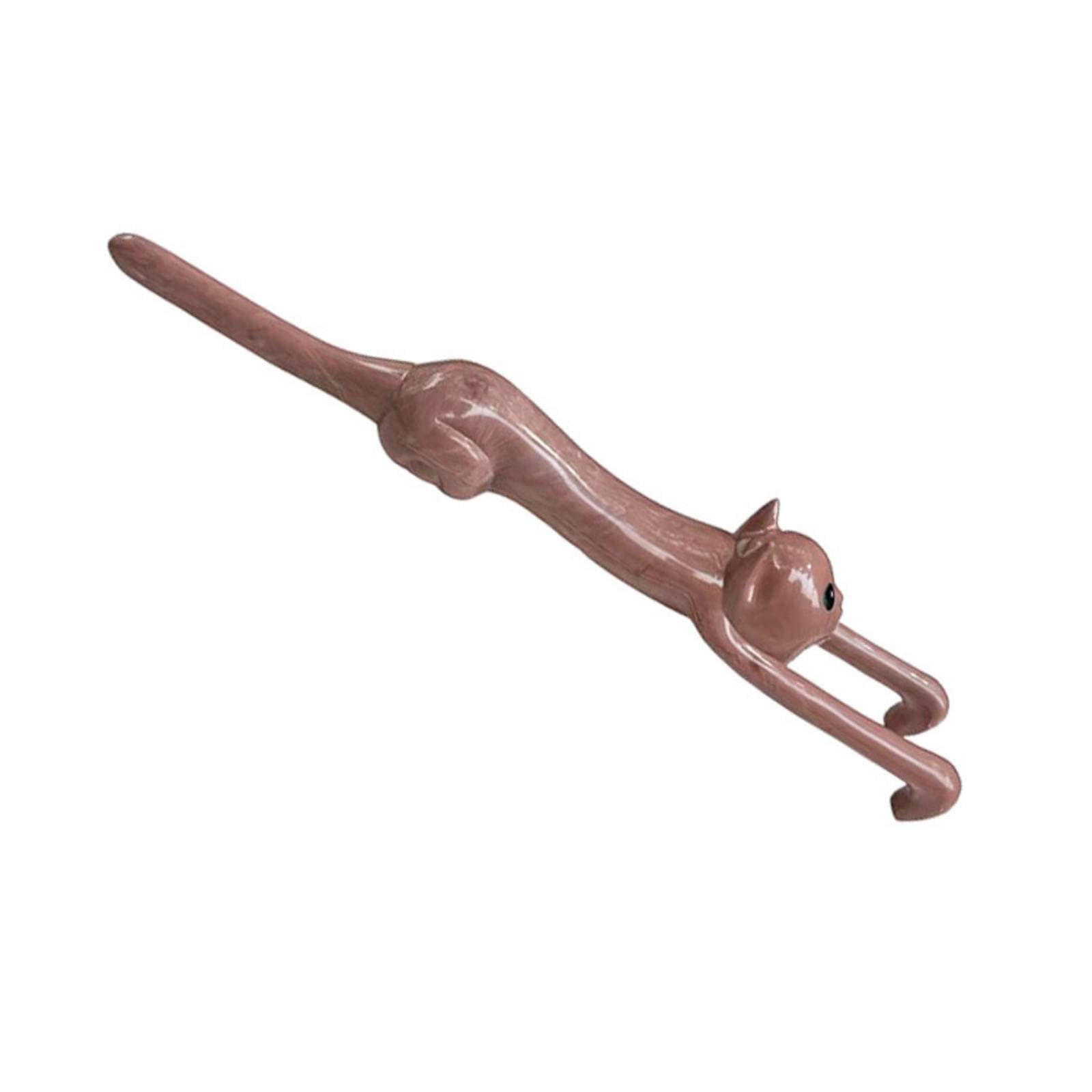 SOYDAN Rückenkratzer for Katzen, langstieliger Rückenrechen-Massagekratzer, Kratzmassagegerät, 34 cm