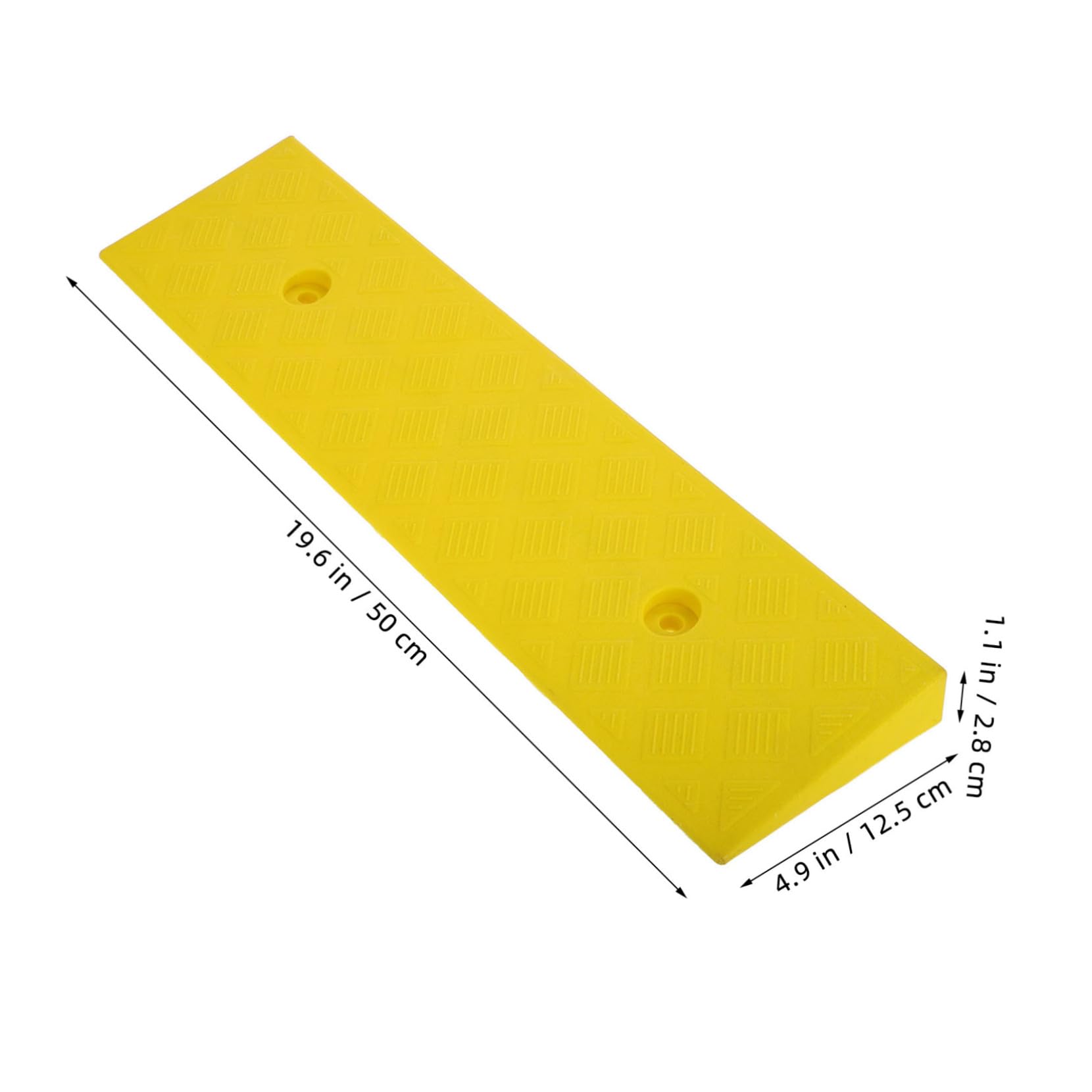 Alipis Disability Ramp Transition Strip Reducer Versatile Car Slope Mats for Wheelchair Mobility