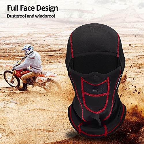 Liner Cap, Andoer Máscara facial para ciclismo balaclava à prova de vento Aquecedor de pescoço para