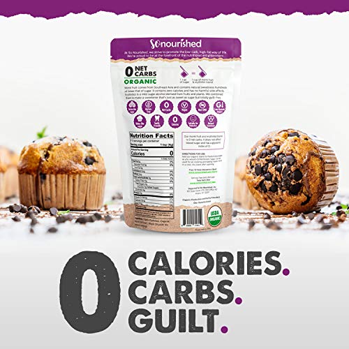 Organic Powdered Monk Fruit Sweetener with Erythritol, 1:1 Sugar Substitute, Keto, 0 Calorie, 0 Net Carb, Non-GMO (Organic, 1 Pound) - Thumbnail 4