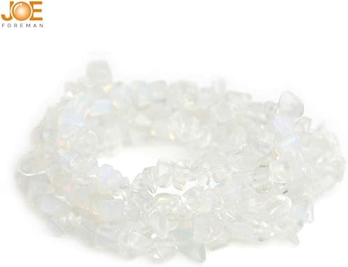 Miniatura 2 de Gemas para armar collares, de la marca Joe Foreman, de 34 pulgadas, Piedra, Opalite, 7MM