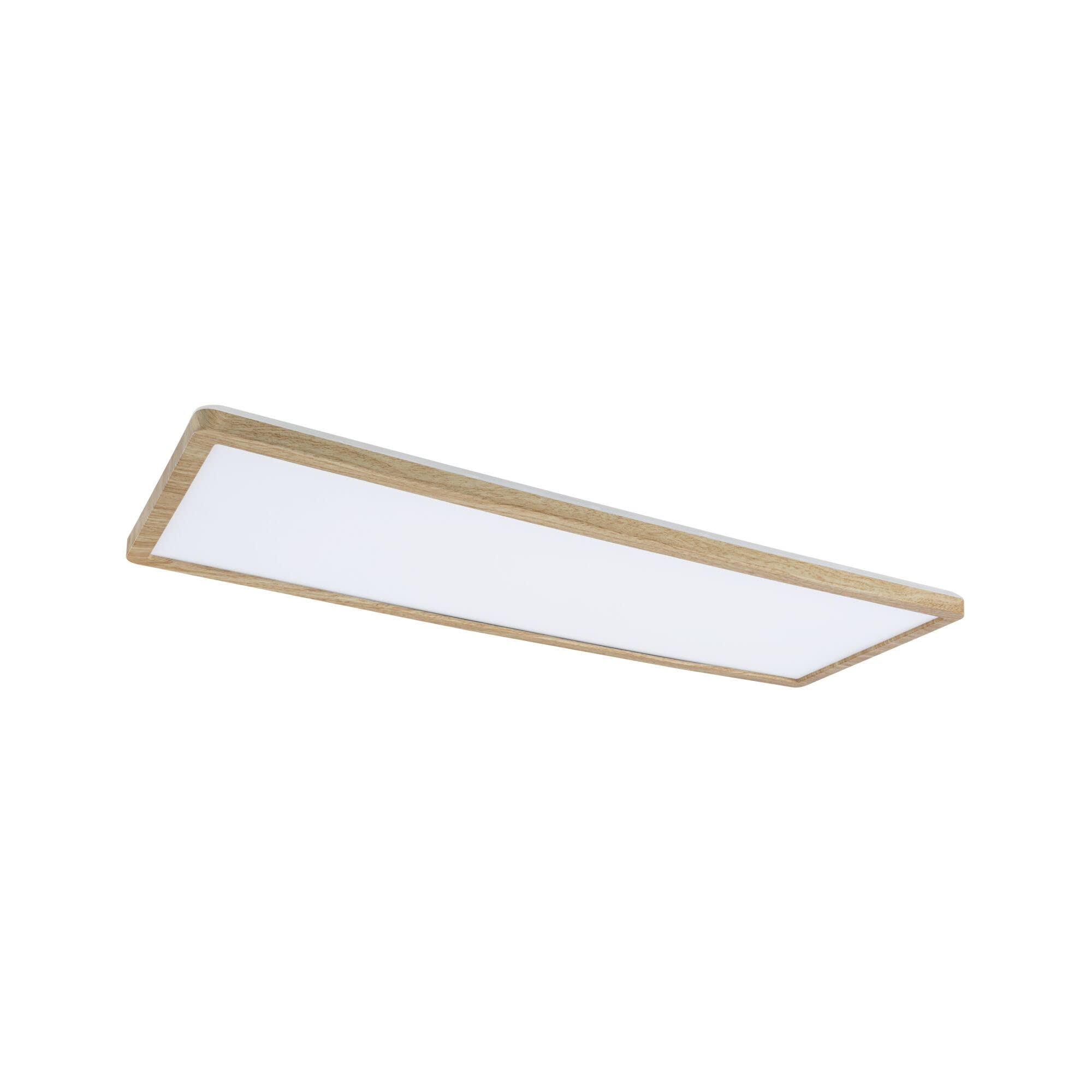 Paulmann 71036 Panel LED Atria Shine plafón con Backlight cuadrado IP44 22W 2300lm 580mmx200mm acabado madera plástico 4000K luminaria de baño