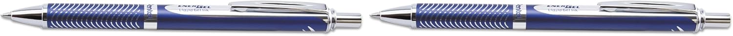 Pentel EnerGel – Bolígrafo de gel retráctil de aleación (paquete de 2) Pentel EnerGel – Bolígrafo de gel retráctil de aleación (paquete de 2)