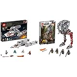 LEGO 75249 Star Wars - Widerstands Y-Wing Starfighter, Mehrfarbig & 75254 Star Wars at-ST-Räuber, Bauset, Mehrfarbig - LEGO